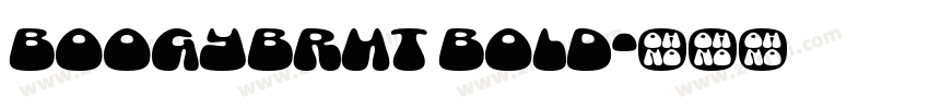 BoogyBrut Bold字体转换